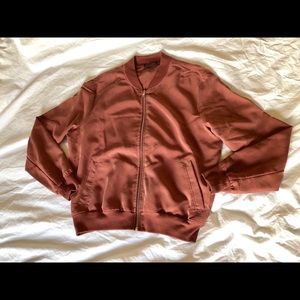 American Apparel women’s bomber jacket.